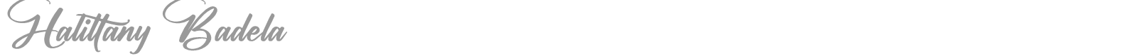 Halittany Badela font preview